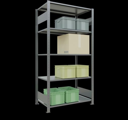 Image du produit Schulte Lagertechnik Système d'emboîtement pour rayonnage de base MULTIplus85 avec traverse de longueur
