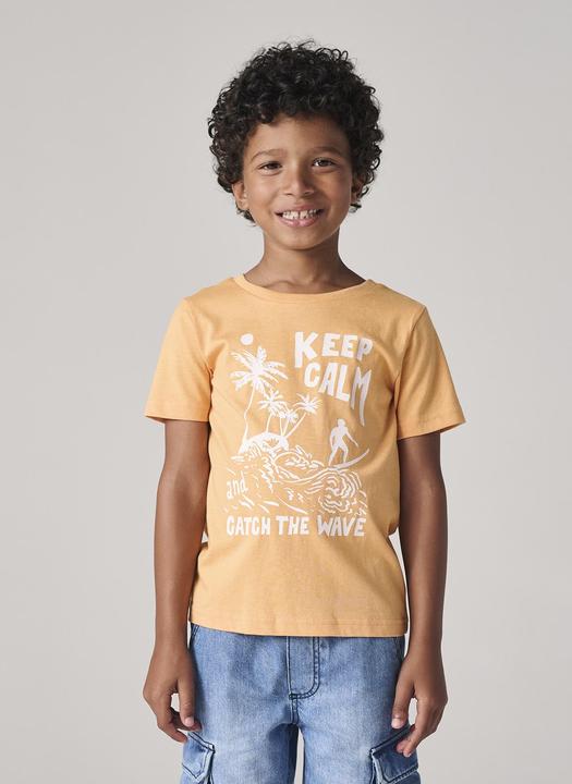 Actual product image Vertbaudet Jungen T-Shirt BASIC mit Print vorn (92)