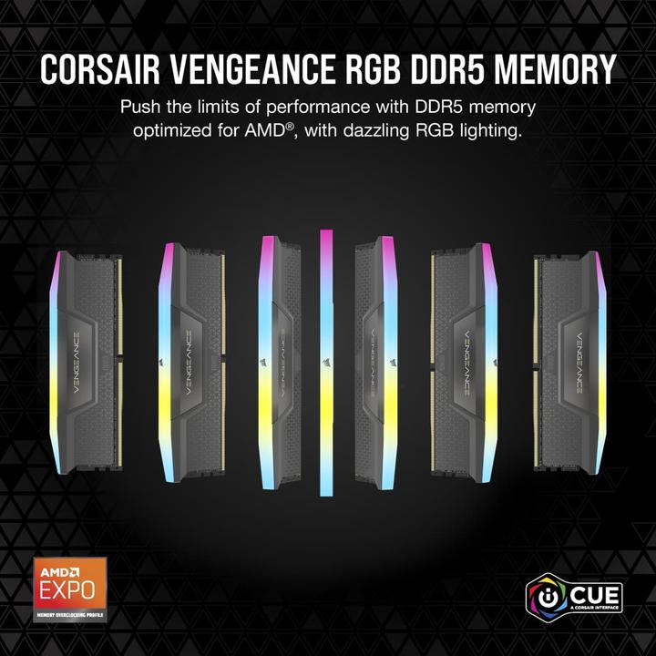 Image du produit Corsair Vengeance (2 x 16GB, 6000 MHz, RAM DDR5, DIMM)