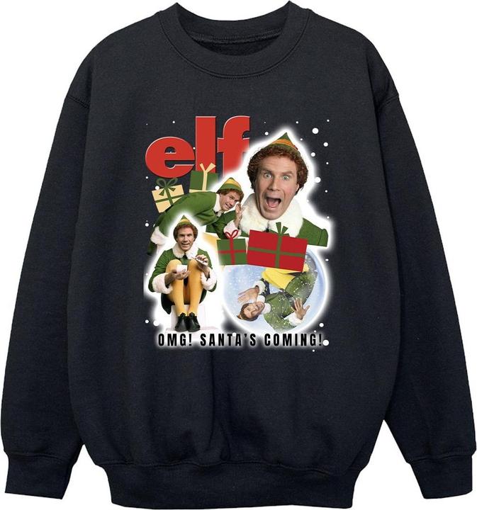 Immagine prodotto Elf Buddy Collage Felpa Ragazze (140, 146)
