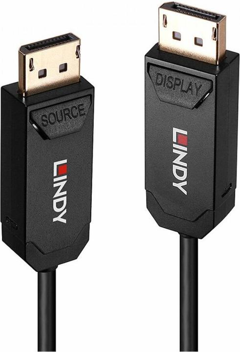 Produktbild Lindy 50m Fibre Optic Hybrid DP 2.0 UBHR10 Kabel 40Gbps, bis 8K60 (10 m, DisplayPort)