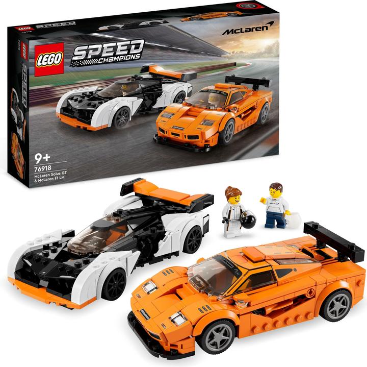 Image du produit LEGO McLaren Solus GT & McLaren F1 LM (76918, LEGO Speed Champions)