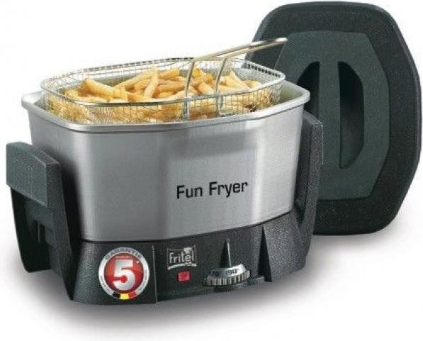 Fritel FF 1200 Un/Une Friteuse Autonome Anthracite, Métallique