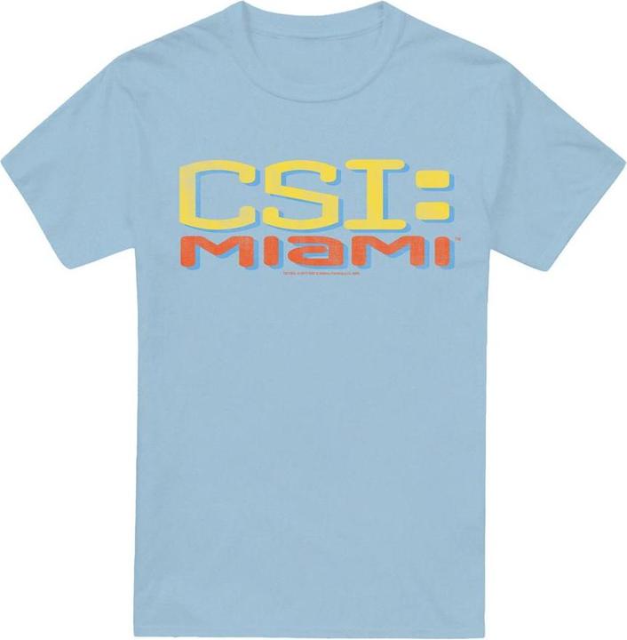 Actual product image CSI: Miami Mens Distressed Logo T-Shirt (3XL)