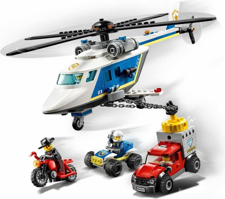 Actual product image LEGO Police helicopter pursuit (60243, LEGO City)