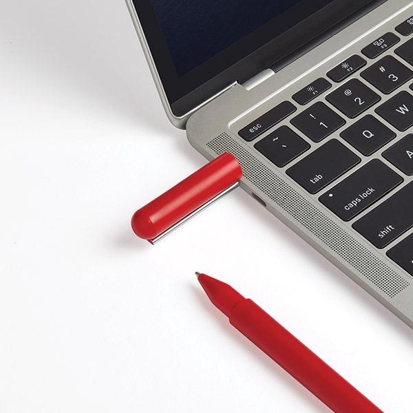 Lexon C-Pen Długopis z pendrivem USB-C 32GB ciemnoczerwony/dark red LS101DR (32 GB, USB-C)