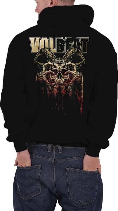Immagine prodotto Volbeat Bleeding Crown Felpa con Cappuccio Teschio Adulto Unisex (S)