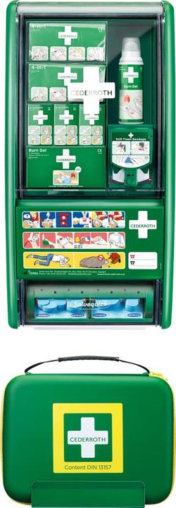 Actual product image Cederroth First aid burns station DIN13157 (Emergency cases)