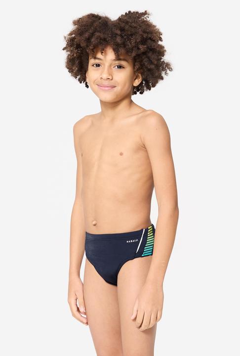 Produktbild Nabaiji Badehose Slip Jungen - 900 Yoke blau/gelb (14, 15, 16)