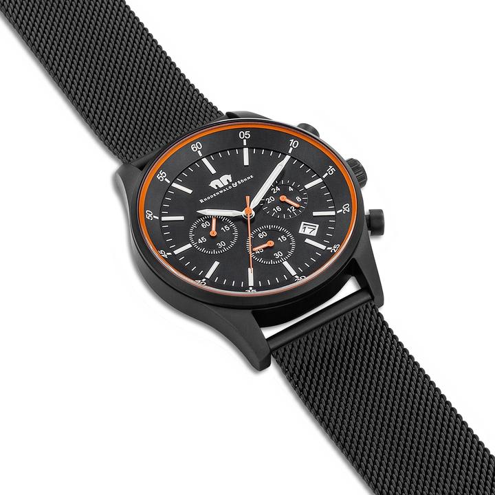 Immagine prodotto Cronografo da uomo Goodwill in acciaio inossidabile nero - 26523 (Cronografo, 43 mm)