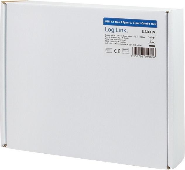 Produktbild LogiLink UA0319 (USB-C, 7 Ports)