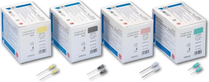 Actual product image Henry Schein Disposable needles G23 0.60 x 30 mm blue