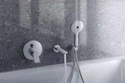 Image du produit Duravit Douchette à main 120 3 jet Click! MinusFlow chrome / blanc (3 Types de jets, 9 l/min)