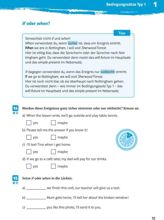 Image du produit 10-Minuten-Training Englisch Grammatik If-Clauses 6.-8. Klasse (Allemand, 2023)