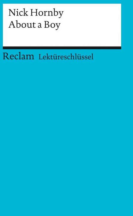 Image du produit Nick Hornby: About a Boy (Allemand, Kathleen Ellenrieder, 2006)