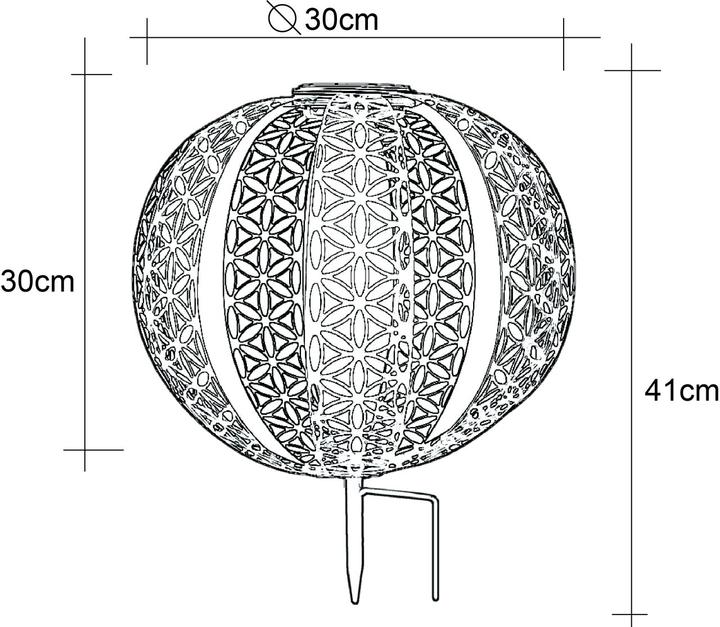 Produktbild Globo Solarleuchte 1xLED (IP44)