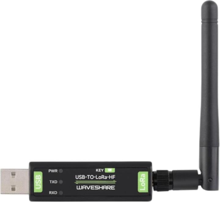Actual product image WaveShare SX1262 LoRa TCXO USB adapter 850-930MHz