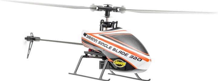 Actual product image Carson Tyrann Single Blade 320 Electric RTF orange