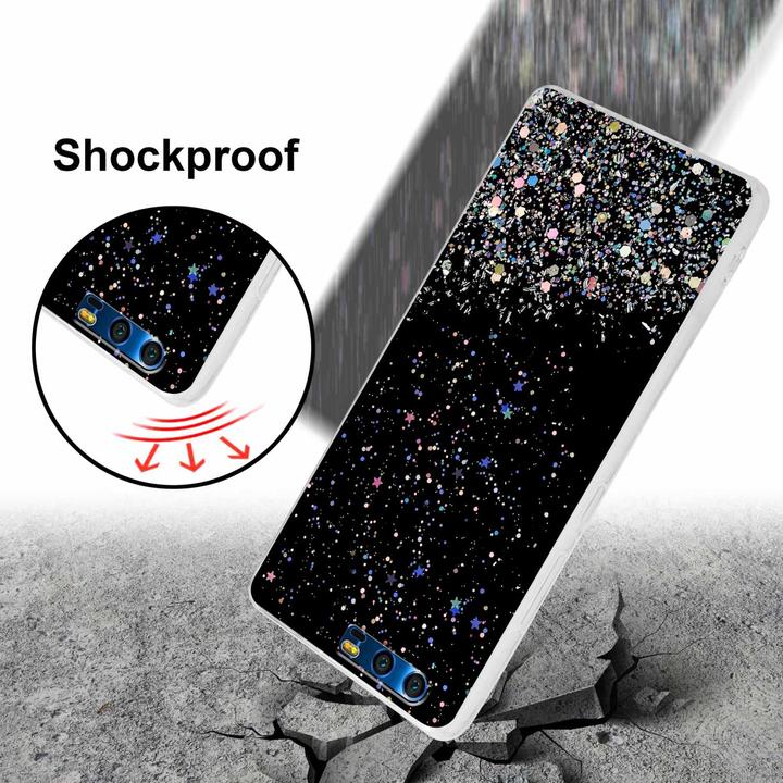 Actual product image Cadorabo TPU cover with glitter for Honor 9 (Honor 9)