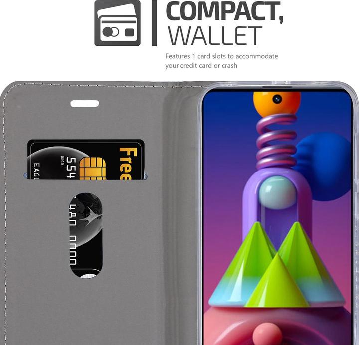 Actual product image Cadorabo Book Jeans Optics Cover (Samsung Galaxy M51)