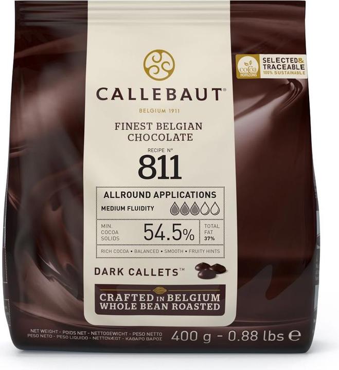 Immagine prodotto Callebaut Cioccolato Pebble - Nero - 400g (400 g)