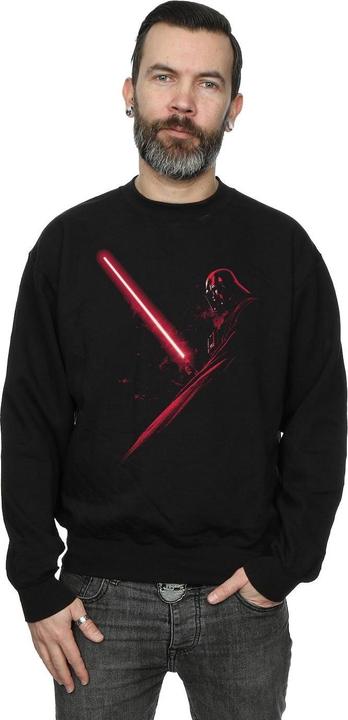 Actual product image Star Wars Mens Darth Vader Shadow Sweatshirt (L)