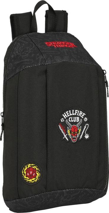 Universal Textiles Wanderrucksack Stranger Things Schwarz 22 x 39 x 10 cm