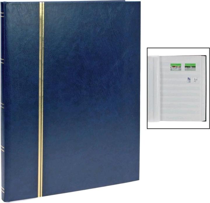 Produktbild Safe blau Einsteckbuch mit 16 weissen Seiten