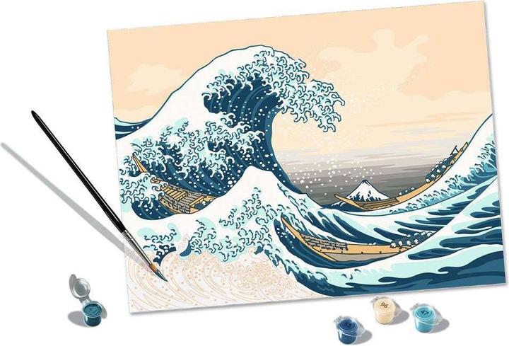 Image du produit Ravensburger Peinture par numéros La Grande Vague (Hokusai)
