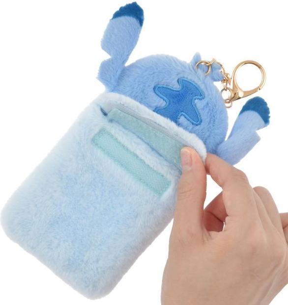 Immagine prodotto Disney Stitch Kartenhalter mit flauschigem Schlüsselanhänger