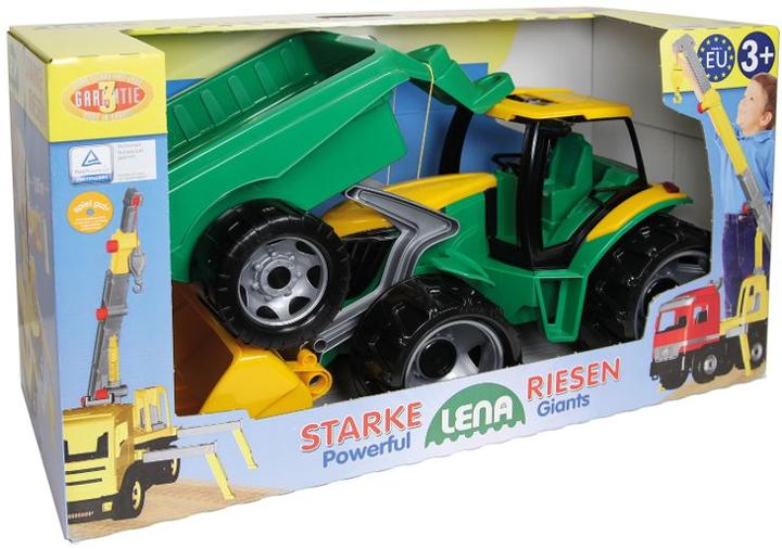 Produktbild Lena GIGA TRUCKS Traktor mit Schaufel und Anhänger