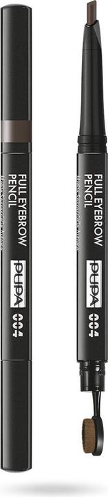 Actual product image Pupa Milano Full Eyebrow Pencil 004 Extra Dark 0.2g (Extra Dark)