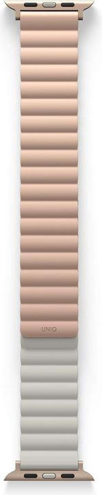 Produktbild Uniq pasek Revix Apple Watch Series 1/2/3/4/5/6/7/8/SE/SE2 38/40/41mm. Reversible Magnetic różowy-be (Edelstahl, Silikon)