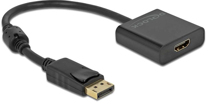 Image du produit Delock Adaptateur DisplayPort 1.2 mâle vers HDMI femelle 4K actif noir (HDMI, 20 cm)