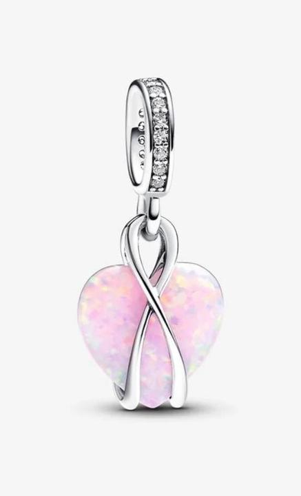 Produktbild Pandora HÃ¤nger Mama Opalisierendes Herz (Zirkonia, Sterlingsilber, Synthetischer Opal)