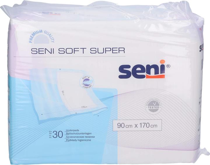 Actual product image Seni Soft Super disposable bed protector with wings 4 drops (30 x)