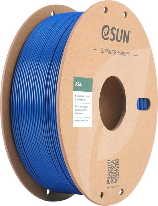Immagine prodotto eSUN ASA+ 1,75mm BLUE 1kg (ASA, 1.75 mm, 1000 g, Blu)