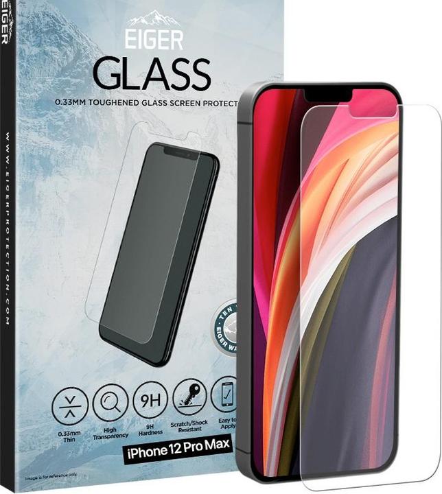 Image du produit Eiger Mountain Glass Clear (1 pièce(s), Apple iPhone 12 Pro Max)