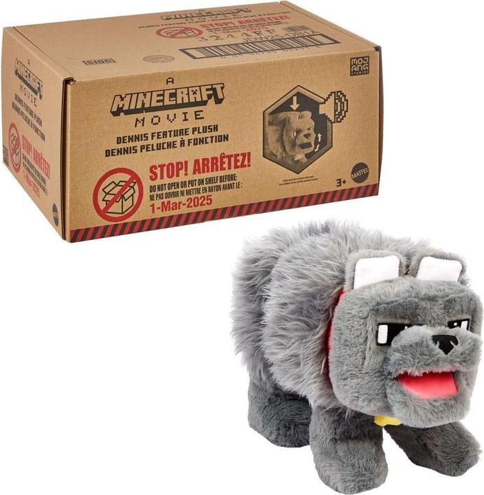 Actual product image Minecraft Dennis the Wolf (24.10 cm)