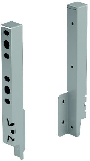 Actual product image Hettich ArciTech back panel connector set, silver (1 pcs.)