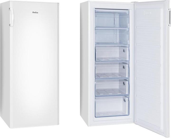 Actual product image Amica Freezer GS 324 100 W WxHxD 55 x 141 x 60 cm (Stand-alone, 155 l)