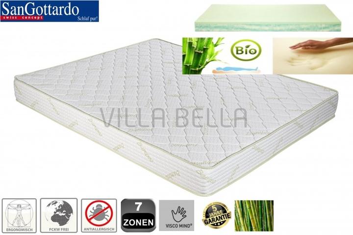 Actual product image San Gottardo Trio Bamboo mattress 1 (160 x 200 cm)