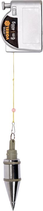 Actual product image Toya Vorel plumb bob 400g 6 metre with automatic retraction and magnet plumb bob Bricklayer's plumb bob