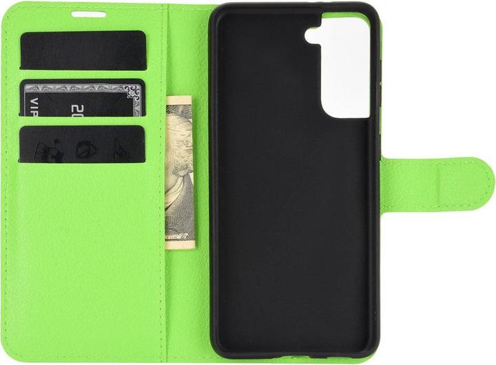Produktbild Cover-Discount Galaxy S21 - Leder Etui Hülle grün (Samsung Galaxy S21)