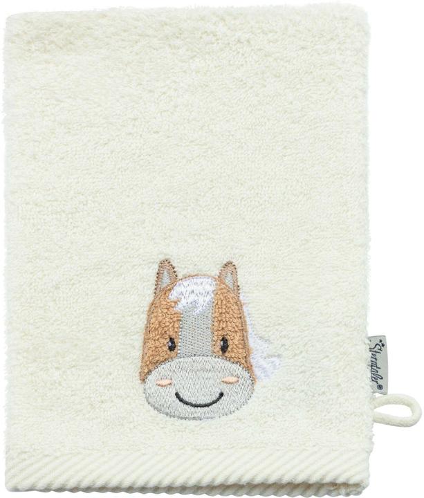 Image du produit Sterntaler Gant de toilette bébé Ferme Lot de 2 vert pierre/blanc