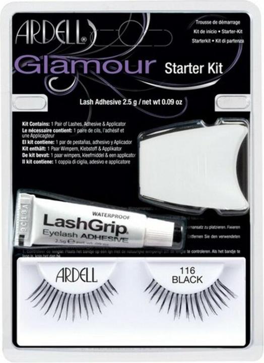 Ardell Glamour künstliche Wimpern starter Kit, schwarz (Künstliche Wimpern)