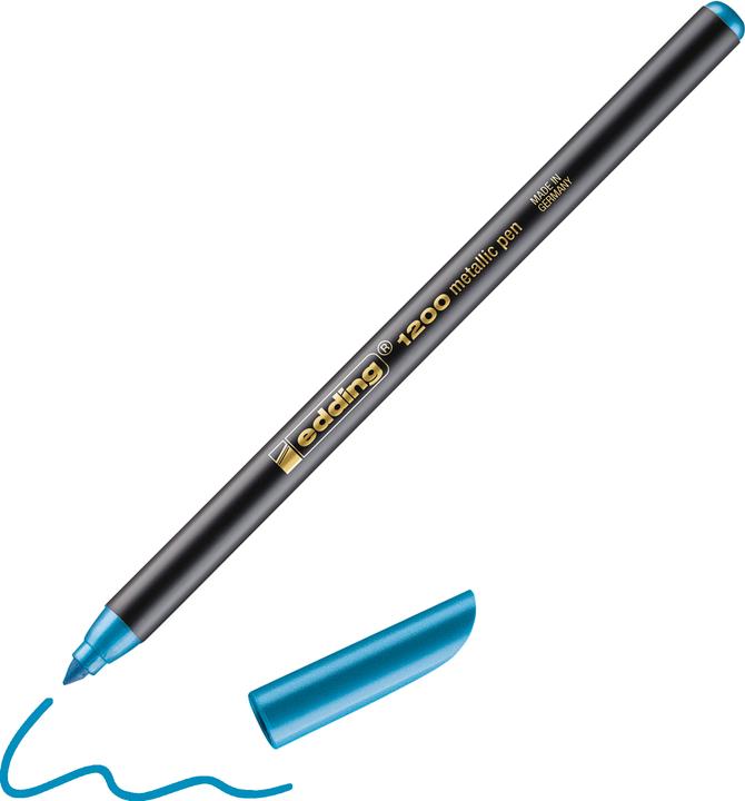 Produktbild Edding Fasermaler Metallic Colour Pen (Blau, 1 x)