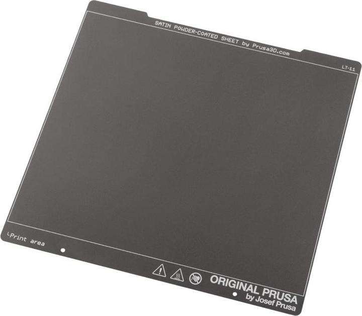 Actual product image Prusa Satin powder-coated sheet steel for MK3 and MK4 (Plate)