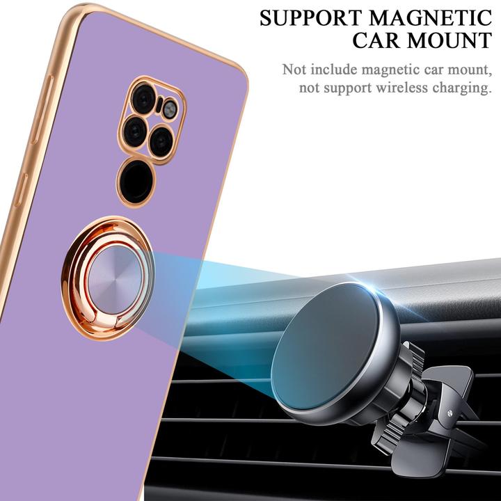 Produktbild Cadorabo Hülle für Huawei MATE 20 im TPU mit Kameraschutz und Ring LM089 Style (Huawei Mate 20)