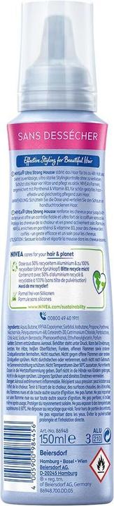 Produktbild NIVEA Ultra Strong Styling Mousse (150 ml, Schaumfestiger)